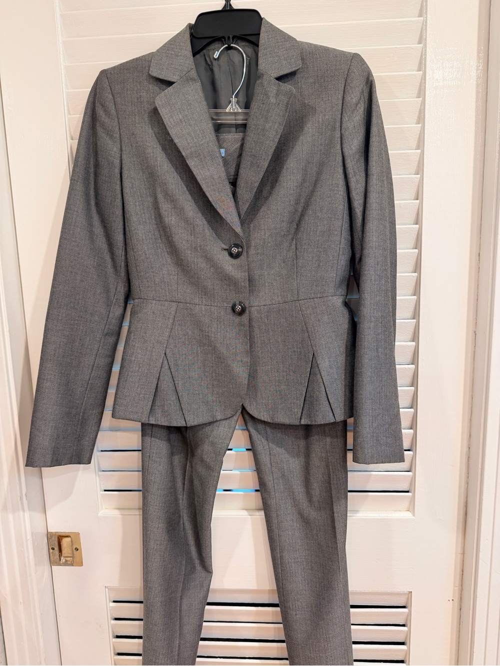 ANTONIO MELANI Gray Women's Two-Piece Suit